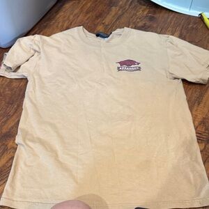 Arkansas Razorbacks Tan T-Shirt